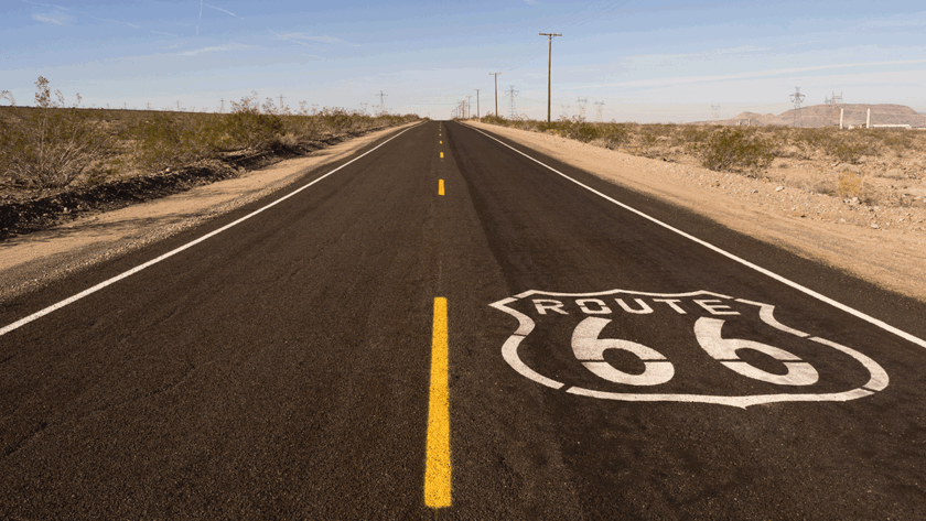 Route 66 oklahoma summer