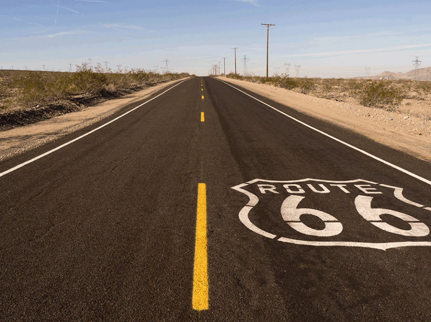 Route 66 oklahoma summer